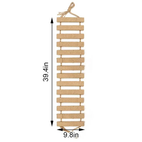 Wall‑Mount Cat Rope Ladder Bridge Cat Scratching Toy Furniture